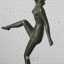 Statue Sculpture Danseuse Style Art Deco Art Nouveau Bronze