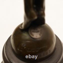 Statue Sculpture Icare Ange Nu Style Art Deco Style Art Nouveau Bronze massif Si