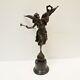 Statue Sculpture La Victoire Style Art Deco Style Art Nouveau Bronze Massif Sign