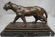 Statue Sculpture Lion Lionne Animalier Style Art Deco Style Art Nouveau Bronze M