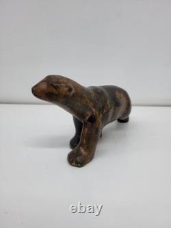 Statue Sculpture Ours Animalier Style Art Deco Style Art Nouveau Bronze massif S