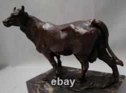Statue Sculpture Taureau Animalier Style Art Deco Style Art Nouveau Bronze massi