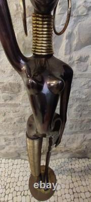 Statue art déco en Bronze Karl Hagenauer 1 m60 cm