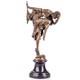 Statue En Bronze Art Déco D'une Danseuse Ankara Dancer D'après Demetre Chiparus