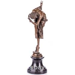 Statue en bronze Art déco d'une danseuse Ankara Dancer d'après Demetre Chiparus