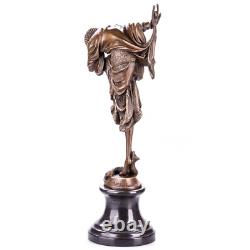 Statue en bronze Art déco d'une danseuse Ankara Dancer d'après Demetre Chiparus