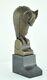 Statue En Bronze Chouette Hibou Oiseau Animalier Style Art Deco Style Art Nouvea
