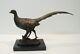 Statue En Bronze Faisan Oiseau Animalier Chasse Style Art Deco Style Art Nouveau