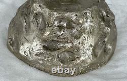 Statuette Femme en bronze argenté art deco Le Falgays