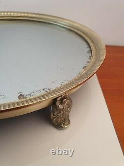 Surtout De Table Rond, Style Empire, Bronze, Fin XIX°/début XX°