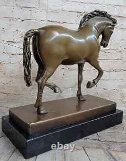 Tang Cheval Par Barye Art Déco Moderne Bronze Sculpture Figurine Fonte Figurine