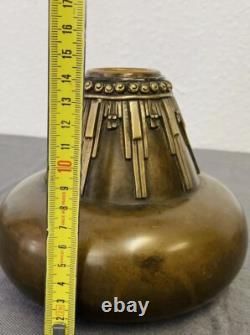 Vase Art Deco en Bronze