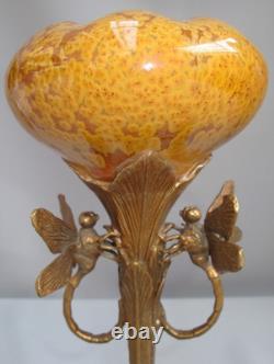 Vase Figurine Libellule Animalier Style Art Deco Style Art Nouveau Porcelaine
