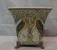 Vase Marabout Oiseau Style Art Deco Style Art Nouveau Porcelaine