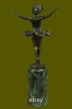 Vienne Bronze Art Déco Bronze Sculpture Ballerine Statue Art Figurine